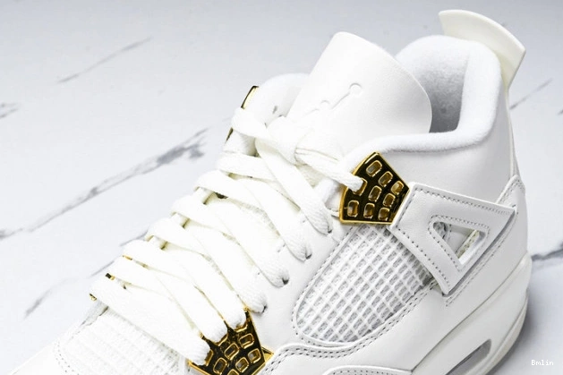 Bmlin Jordan 4 Gold AQ9129-170 Metallic Retro 0721